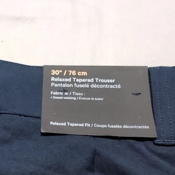 Lululemon Athletica Mens Blue Chino-Like Athletic Straight Leg Pants Size 30 - Picture 7 of 8